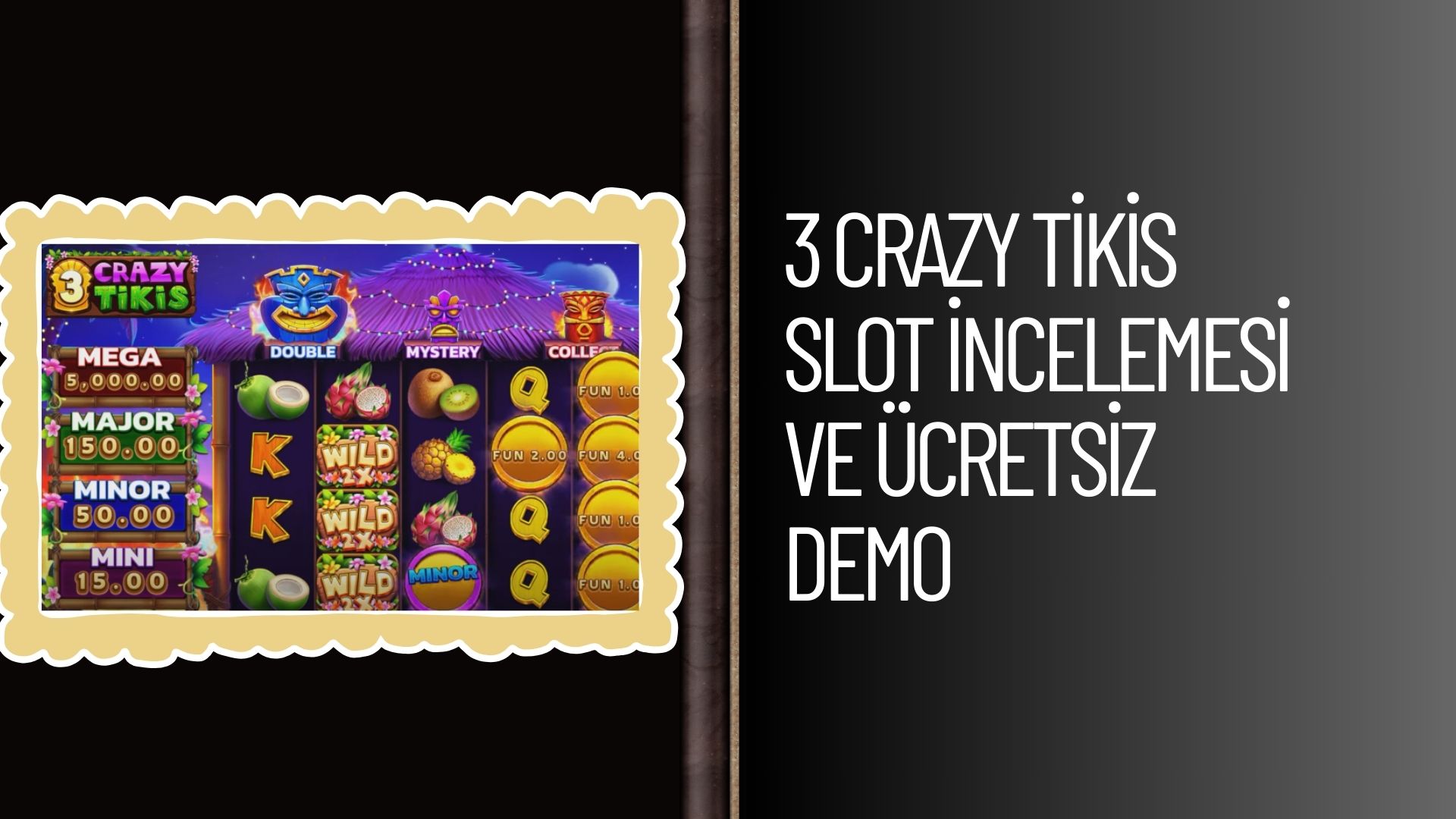 3 Crazy Tikis Slot incelemesi ve Ücretsiz Demo